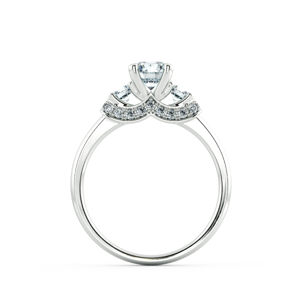 Nhẫn cầu hôn kim cương Royal design NCH9909 5