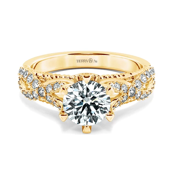 Nhẫn kim cương Royal design NKC9915 1