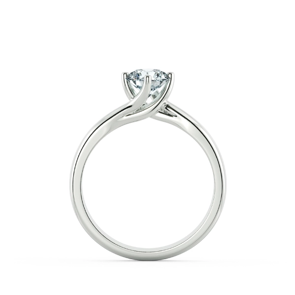 Twisted Four Prongs Trellis Engagement Ring NCH1402 5
