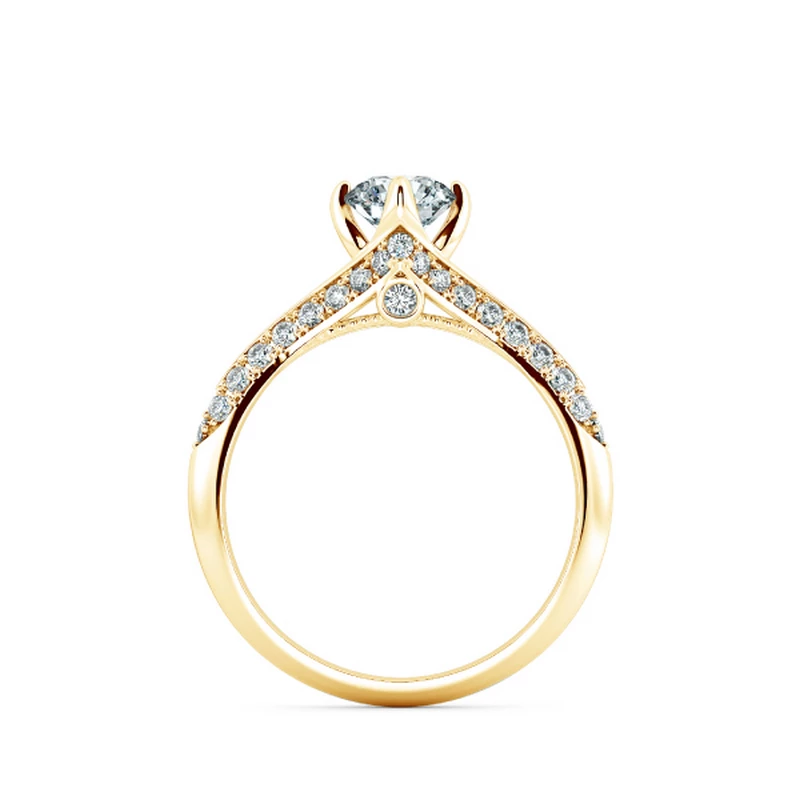 Nhẫn cầu hôn kim cương Royal design NCH9903 5
