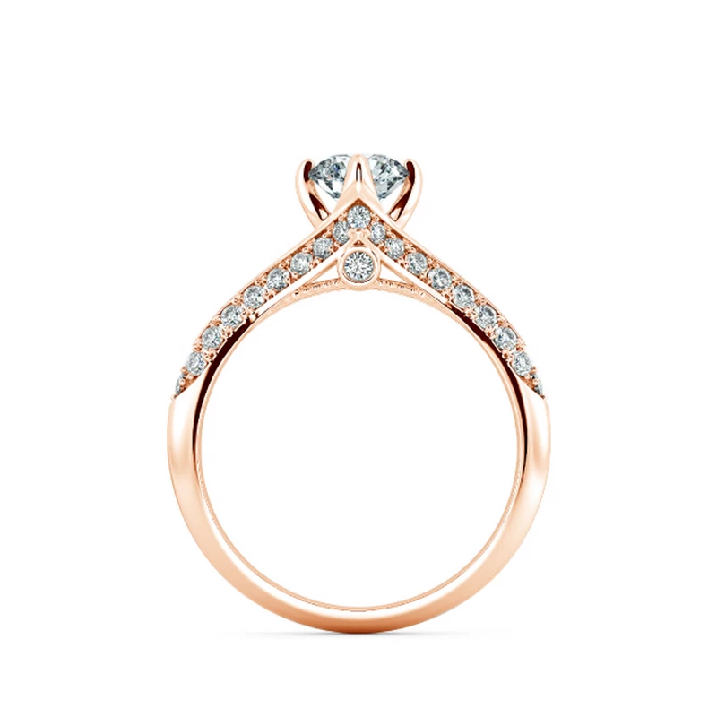Nhẫn cầu hôn kim cương Royal design NCH9903 5