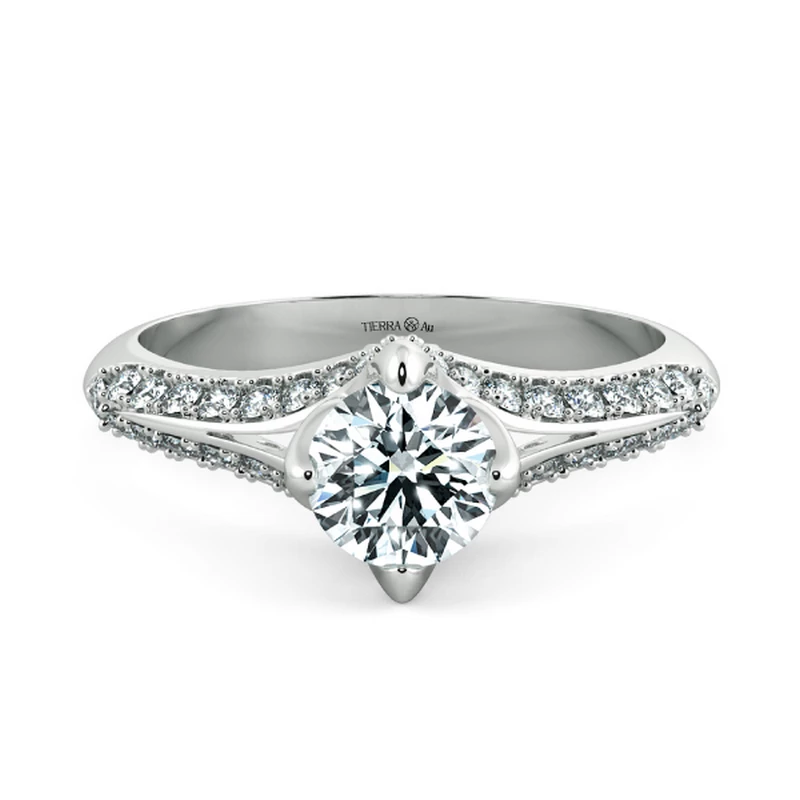Nhẫn cầu hôn kim cương Royal design NCH9903 1