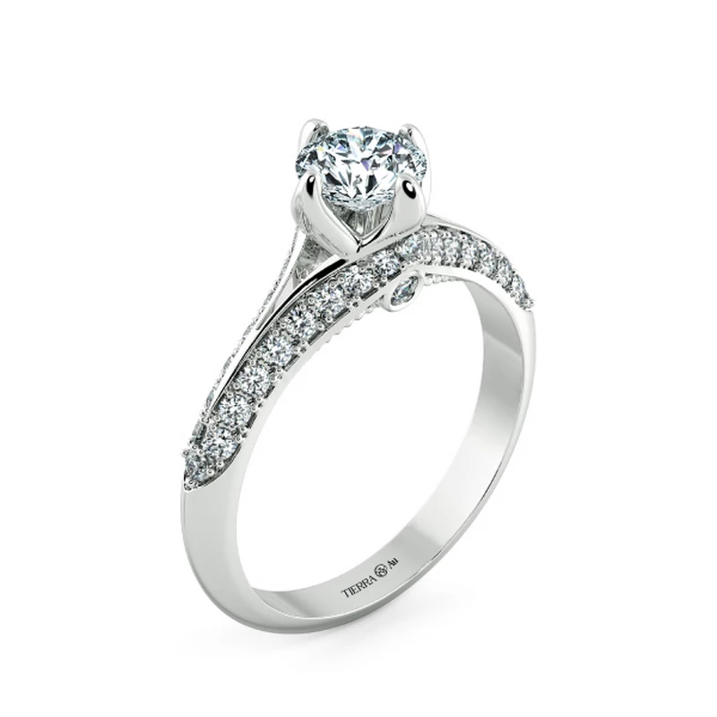 Nhẫn cầu hôn kim cương Royal design NCH9903 4