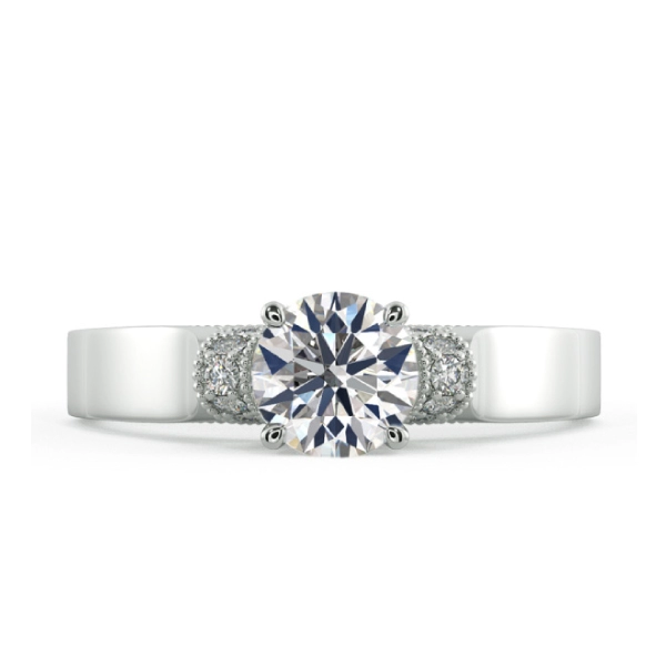Nhẫn cầu hôn kim cương Royal design NCH9913 2