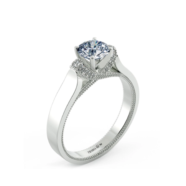 Nhẫn cầu hôn kim cương Royal design NCH9913 4