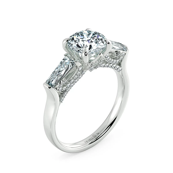 Nhẫn kim cương Art Decor Threestone NKC3302 4