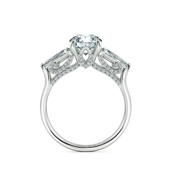 Nhẫn kim cương Art Decor Threestone NKC3302 5