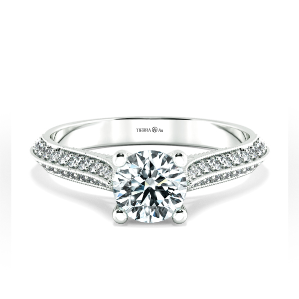 Nhẫn kim cương Royal design NKC9905 1