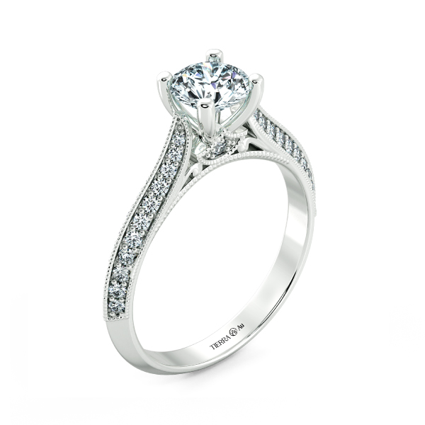 Nhẫn kim cương Royal design NKC9905 4