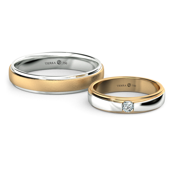 Cặp nhẫn cưới hiện đại NCC2014
