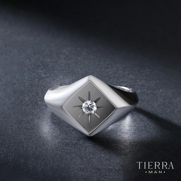 Mẫu nhẫn kim cương nam đẹp NNA2103 có họa tiết lạ mắt 