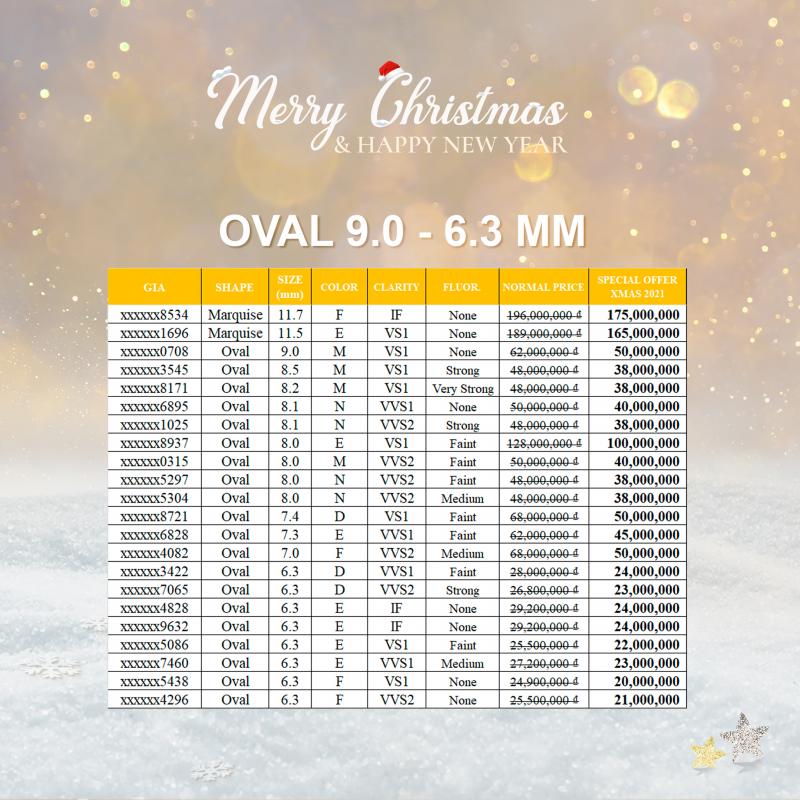 Diamond offer with a total value of over 2 billion VND - Celebrate Christmas and New Year in your style! - 8