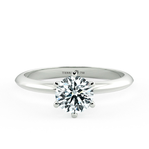 Six Prongs Solitaire Classic Engagement Ring NCH1102