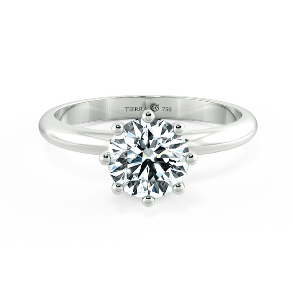 Solitaire Engagement Ring with Tag NCH1301 1