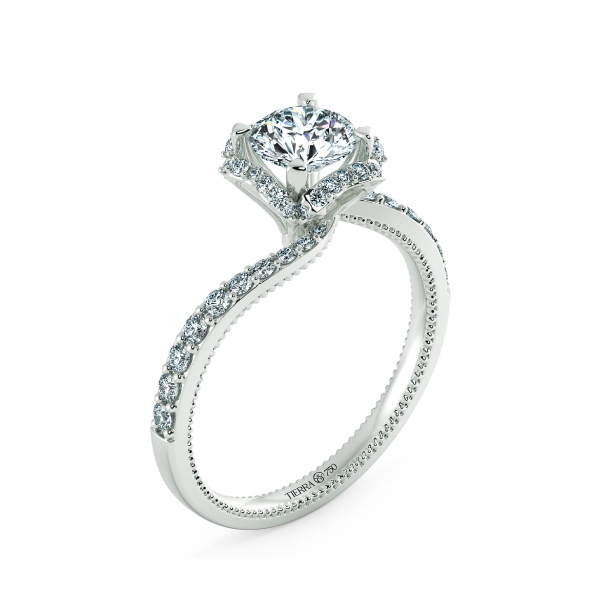 Nhẫn đính hôn kim cương Trellis Ladonna NCH1411 4