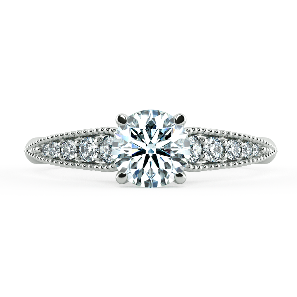 Solitaire Engagement Ring with Eternity Band NCH1808 2