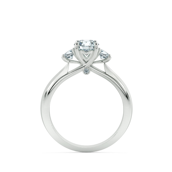 Nhẫn đính hôn kim cương Threestone Dulcia NCH3208 5