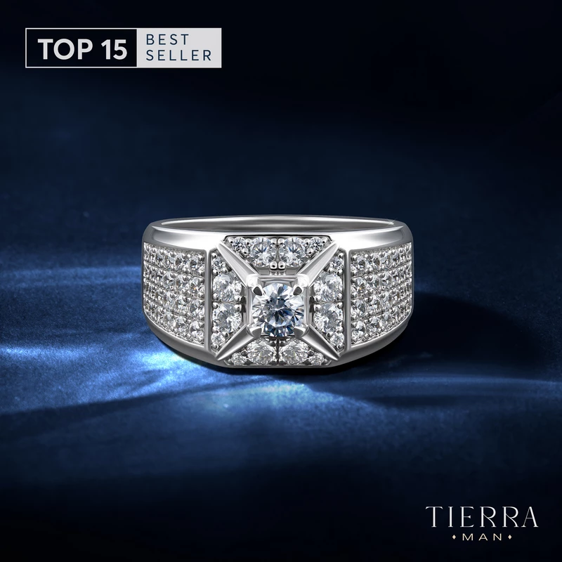 Nhẫn nam bạch kim kim cương NNA3115 - Top 15 Best Seller