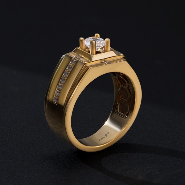 Những mẫu nhẫn vàng nam đơn giản nhưng tinh tế - Chọn nhẫn cưới hoặc nhẫn thời trang đều phù hợp - 3