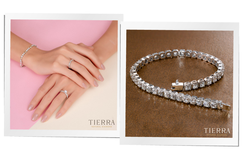 Trang sức kim cương đẹp nhất 2021, bộ sưu tập  dây chuyền, lắc tay & bông tai kim cương tại Tierra Diamond