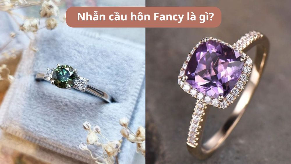 Nhẫn cầu hôn kim cương Fancy - nên hay không?