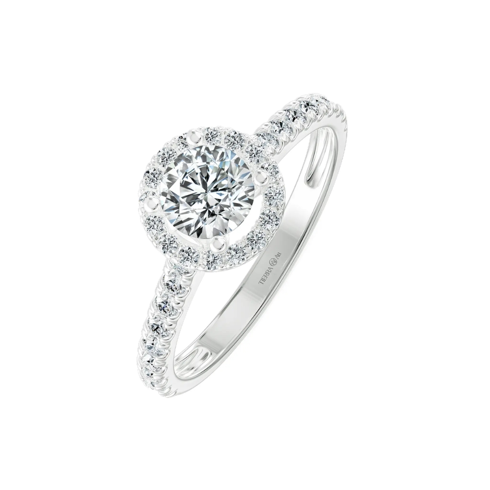 Top 10 mẫu nhẫn cầu hôn Halo sang trọng, lấp lánh 2026 11 Nhẫn cầu hôn Halo NCH2205