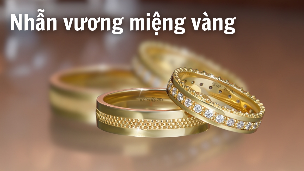 Top các mẫu nhẫn vàng hình vương miện cho nữ đẹp thanh lịch