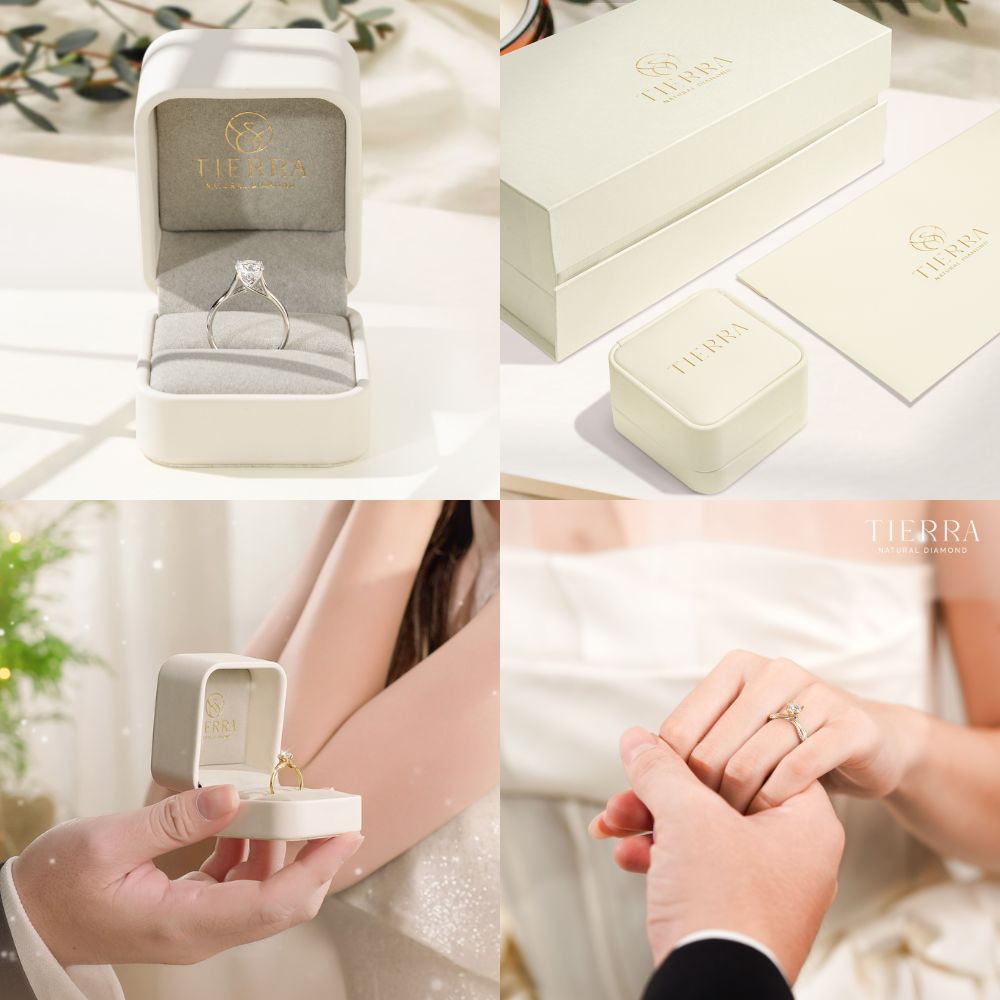 Hộp nhẫn cầu hôn tại Tierra Diamond – Cổ điển tinh tế cho các nàng thanh lịch