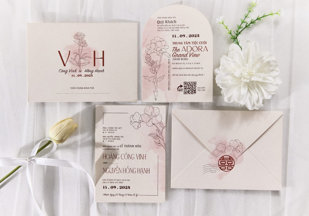 In thiệp cưới đẹp và đủ