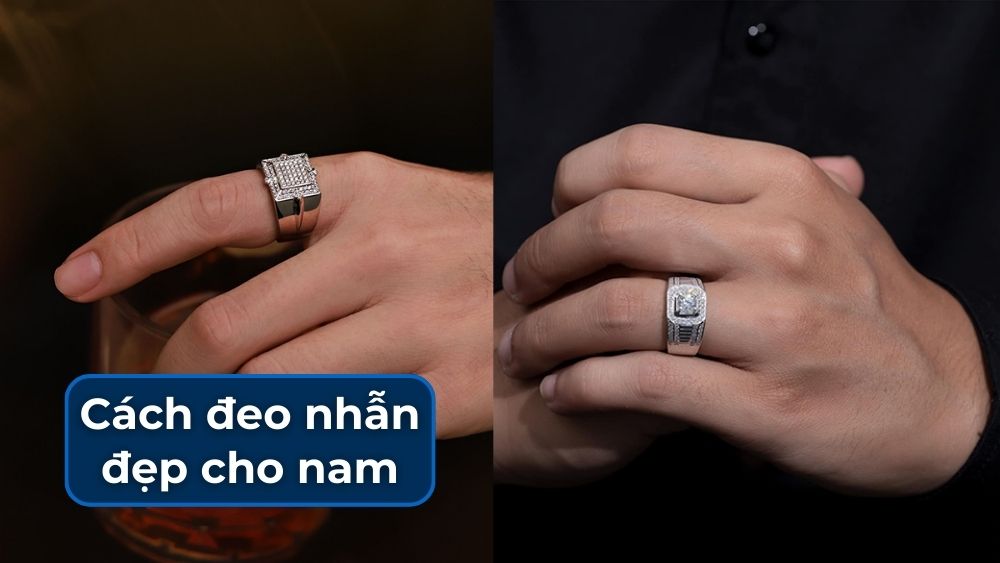 cách đeo nhẫn đẹp cho nam giúp chàng phong cách và lịch lãm