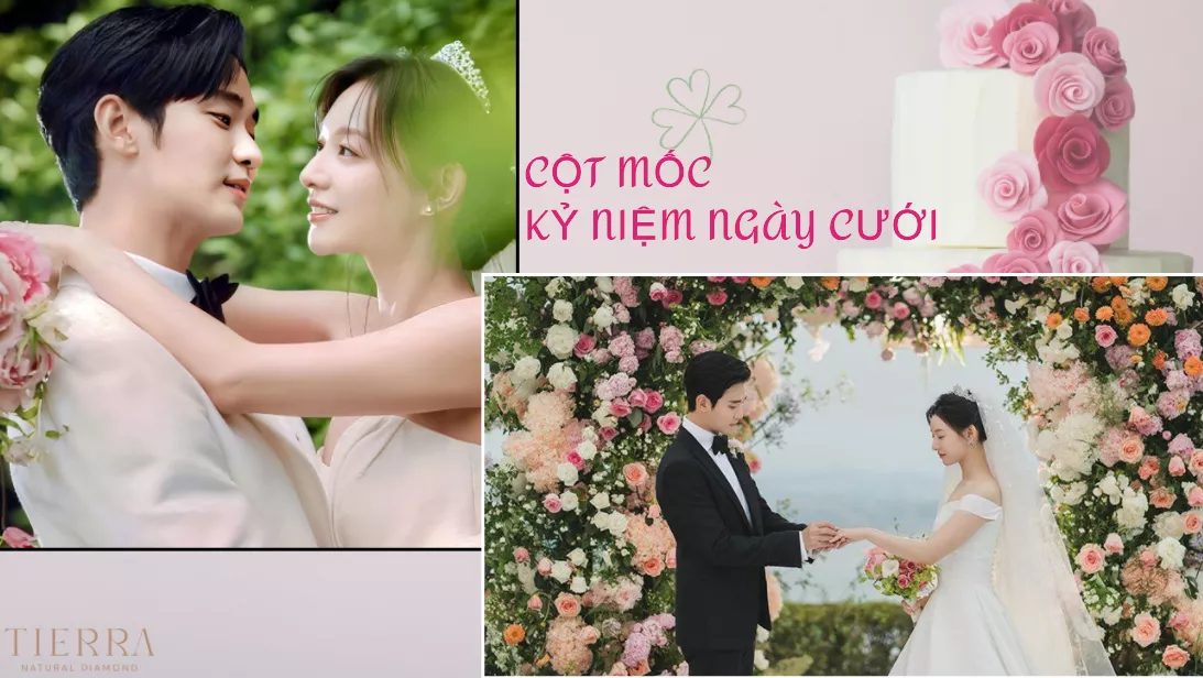 Cột mốc kỷ niệm ngày cưới