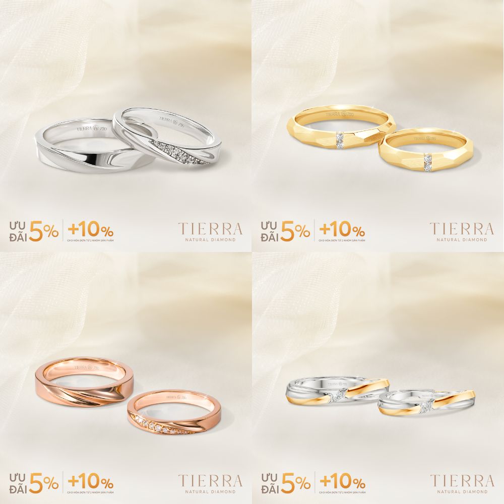 Giải đáp: Mua nhẫn cưới ở đâu đẹp uy tín và minh bạch TPHCM? 5 Đa dạng thiết kế nhẫn cưới
