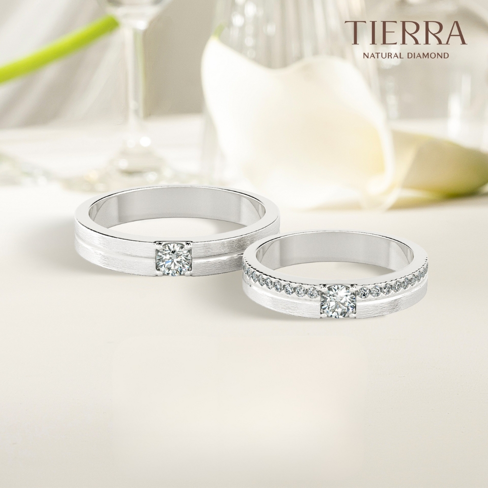 Khám phá thương hiệu trang sức cưới - cầu hôn dành riêng cho cặp đôi trẻ, hiện đại tại TP. Hồ Chí Minh 19 Nhẫn cưới cặp NCC3009