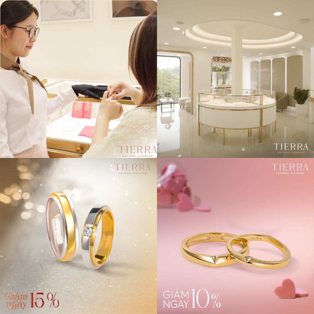 Kinh nghiệm chọn mua cặp nhẫn cưới 24K
