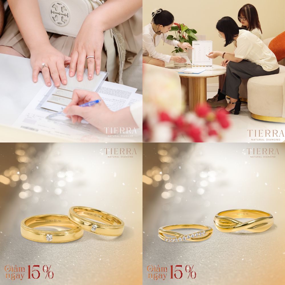 5 yếu tố ảnh hưởng đến giá nhẫn cưới vàng 24K