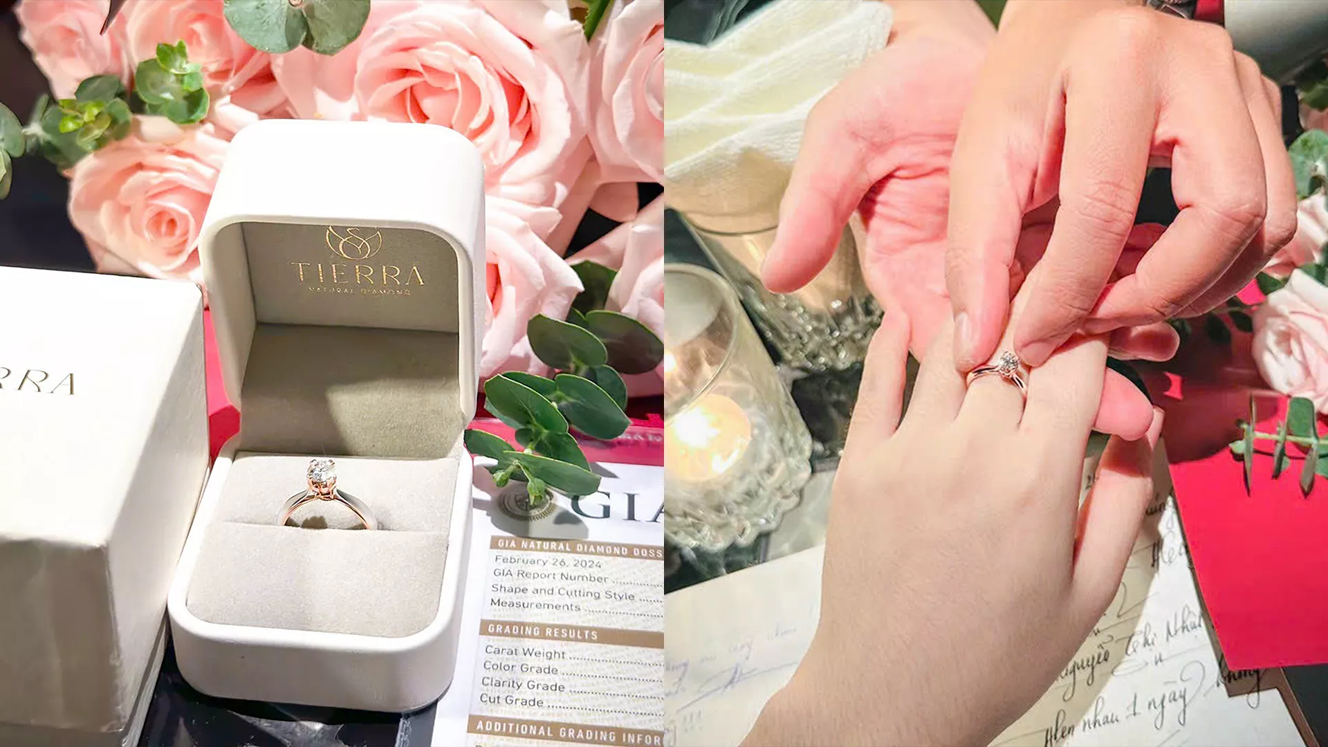Làm sống lại khoảnh khắc chàng cầu hôn nàng bằng chiếc nhẫn tình yêu