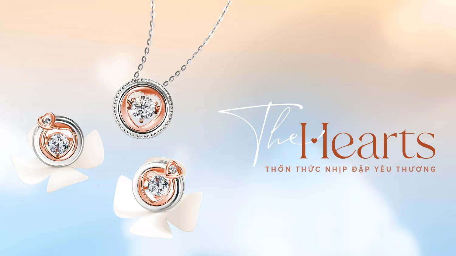 Bộ sưu tập trang sức The Hearts thổn thức nhịp đập yêu thương