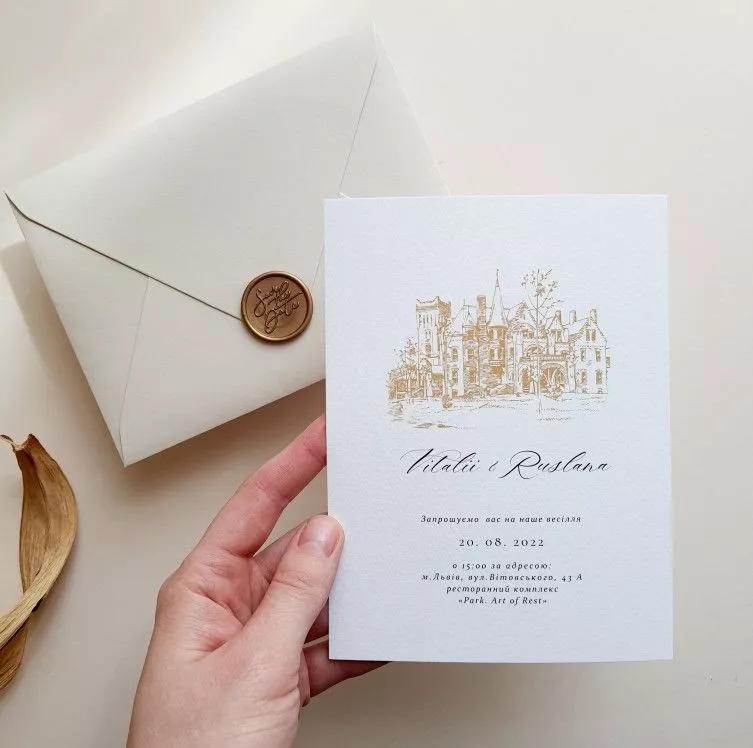Mẫu thiệp cưới đơn giản hiện đại