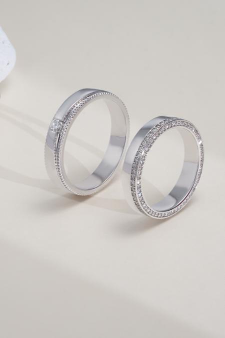 Những mẫu nhẫn cưới kim cương đẹp nhất - Giá chỉ từ 15 triệu đồng