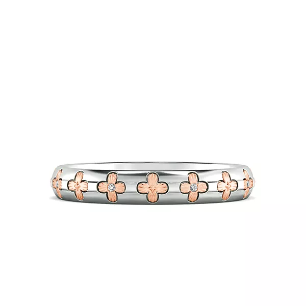 Nhẫn cưới nữ Petal of Happyness 3 UCF0046