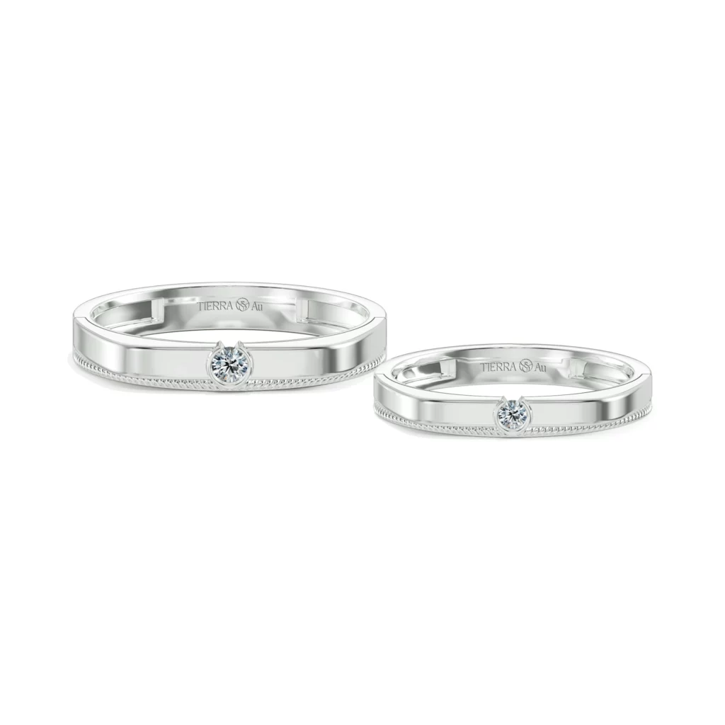 Nhẫn cưới Perfect Half NCC7002