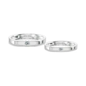 Nhẫn cưới Perfect Half NCC7002