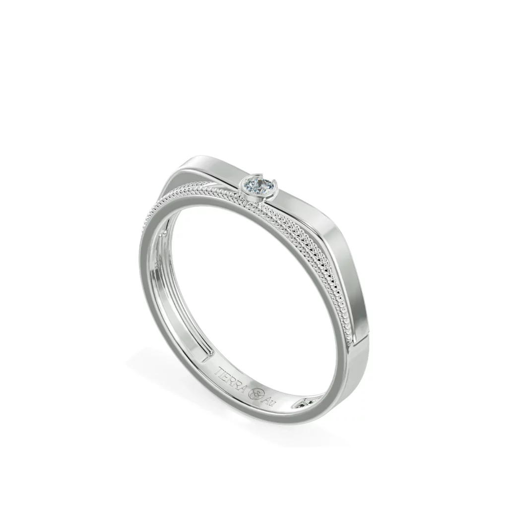 Nhẫn cưới Perfect Half NCC7002