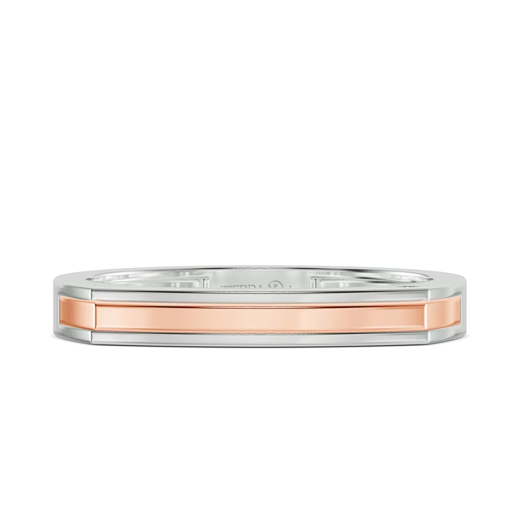 Nhẫn cưới nam Mr & Mrs. Right BCM7005