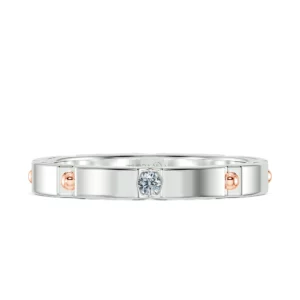 Nhẫn cưới nam Destiny Hallf BCM7008