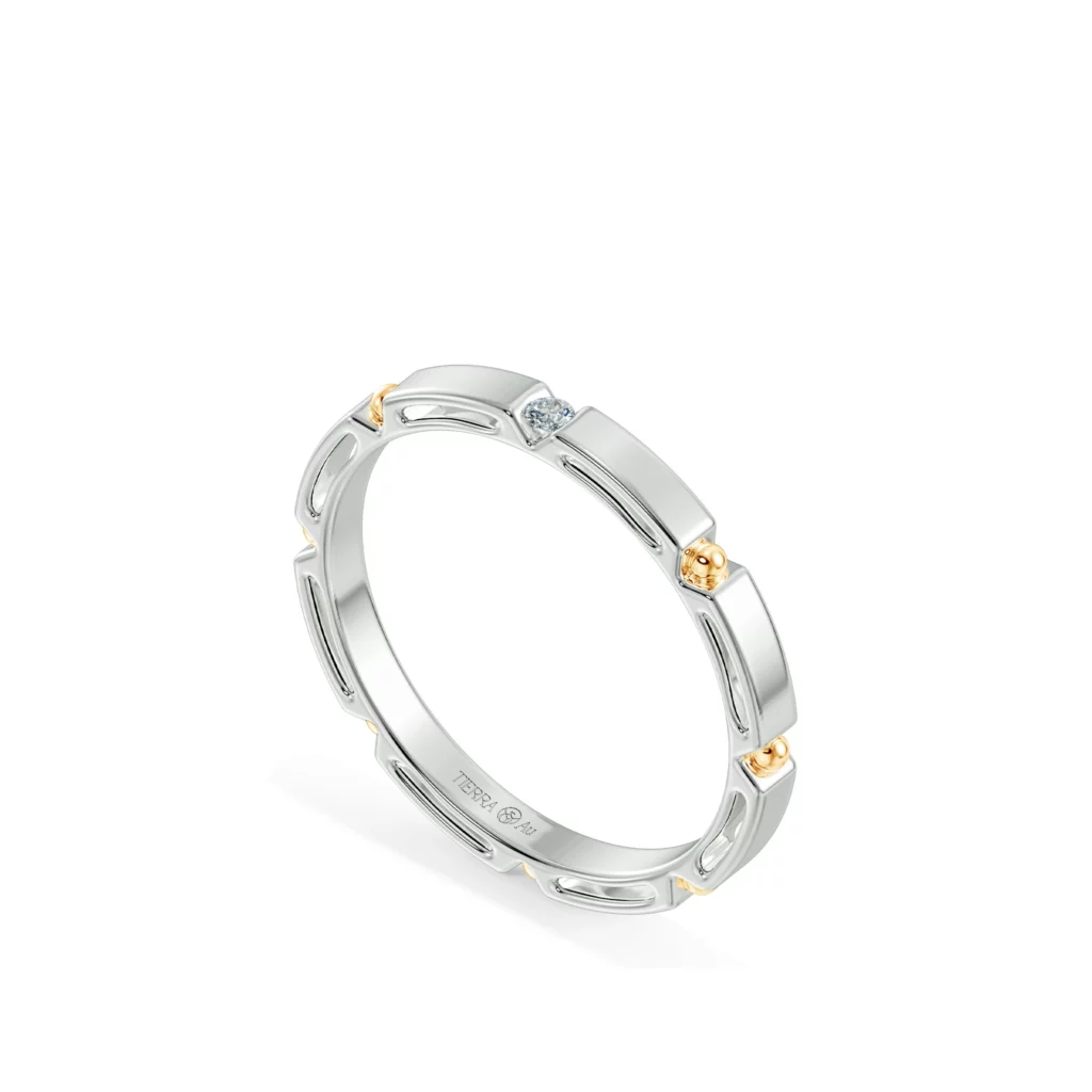 Nhẫn cưới Destiny Hallf BNC7008