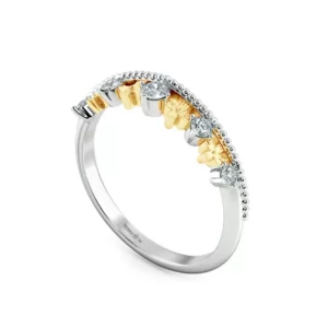 Nhẫn cưới nữ Petal of Happyness 1 UCF8010