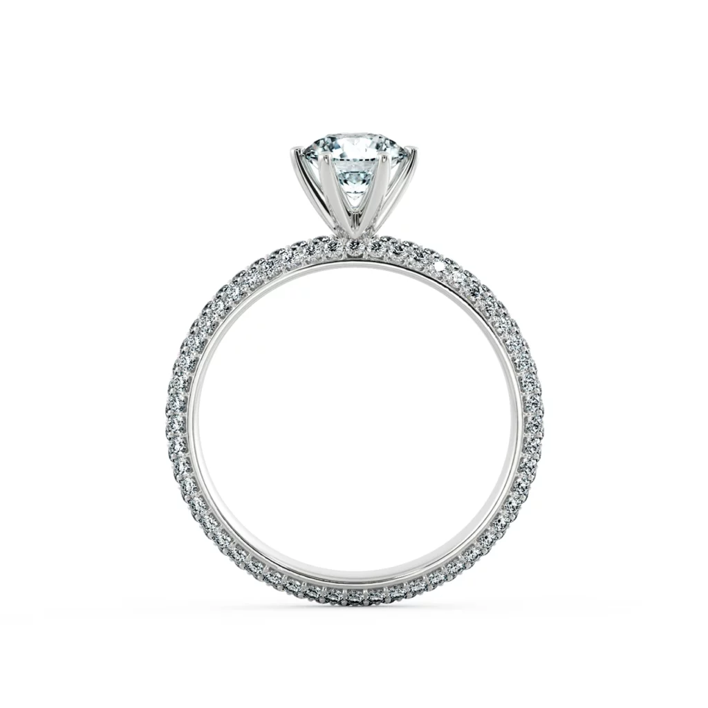 Nhẫn cầu hôn Flaming Lines NCH1206