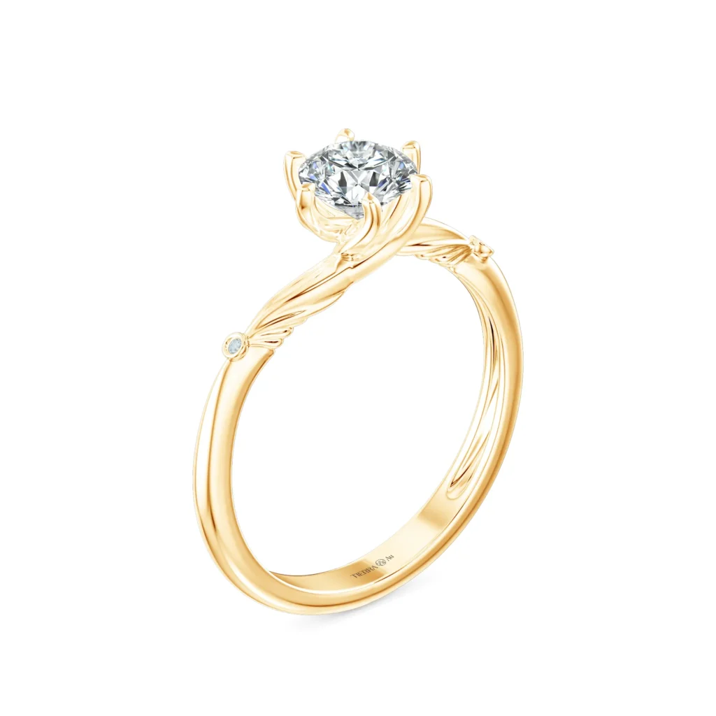 Nhẫn cầu hôn Angel Wings NCH1423