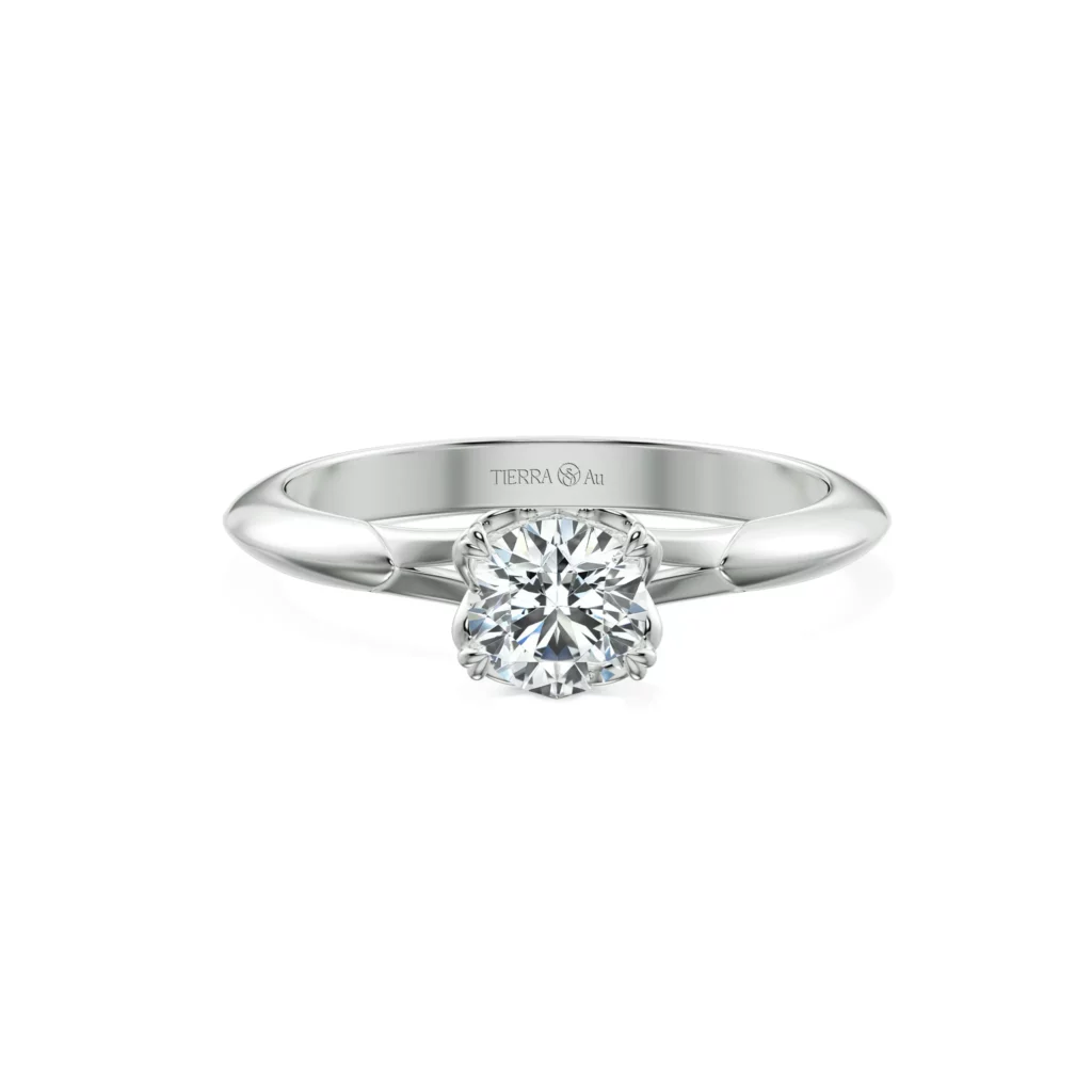 Nhẫn cầu hôn Heart Petal NCH1427